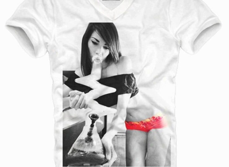 E1syndicate T Shirt Bong Girl 5563 E1syndicate Japan Official 0719